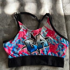 california allstars sports bra